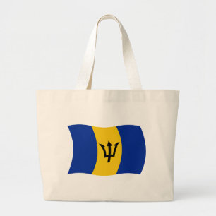 Barbados Flag Tote Bag Jumbo Stoffbeutel