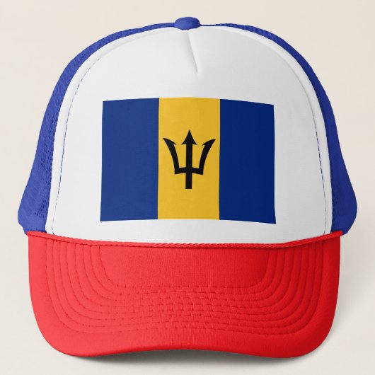 Barbados Flag Truckerkappe (Vorderseite)