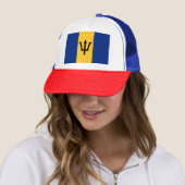 Barbados Flag Truckerkappe (Beispiel)