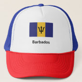 Barbados Flag Truckerkappe (Vorderseite)