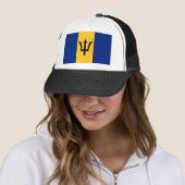 Barbados Flag Truckerkappe (Beispiel)