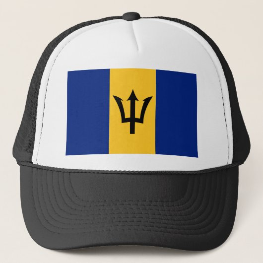 Barbados Flag Truckerkappe (Vorderseite)