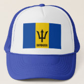 Barbados Flag Truckerkappe (Vorderseite)