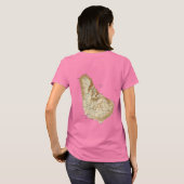 Barbados Flag und Map dk T - Shirt (Schwarz voll)