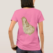 Barbados Flag und Map dk T - Shirt (Rückseite)
