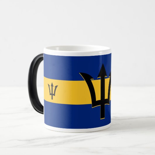 Barbados Flag Verwandlungstasse (Vorderseite Links)