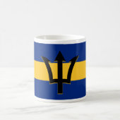 Barbados Flag Verwandlungstasse (Mittel)