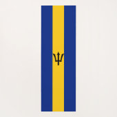 Barbados Flag Yogamatte (Rückseite)