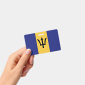 Barbados-Flagge Ausweis (Handheld)