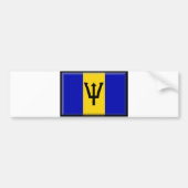 Barbados-Flagge Autoaufkleber (Vorne)