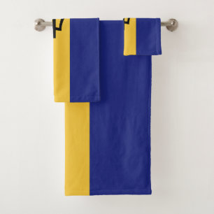 Barbados-Flagge Badhandtuch Set