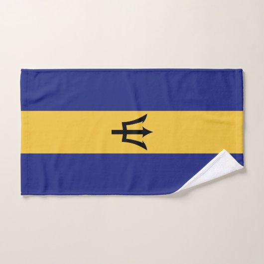 Barbados-Flagge Badhandtuch Set (Handtuch)
