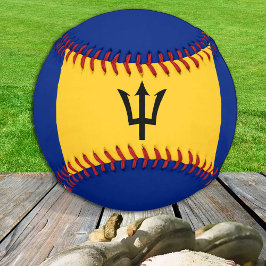 Barbados-Flagge, Barbados-Sport / Baseball-Bälle Baseball