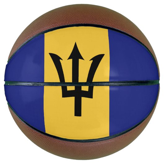 Barbados-Flagge Basketball (Vorderseite)