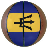 Barbados-Flagge Basketball (Vertikal)