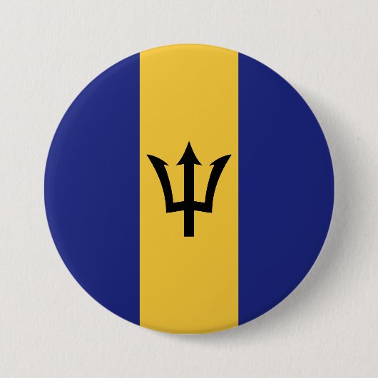 Barbados-Flagge Button (Vorderseite)