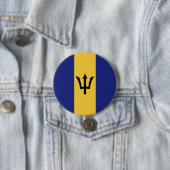 Barbados-Flagge Button (Beispiel)