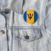 Barbados-Flagge Button (Beispiel)