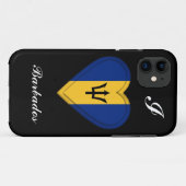 Barbados-Flagge Case-Mate iPhone Hülle (Rückseite (Horizontal))
