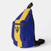 Barbados-Flagge Crossbody Bag (Rechte Ecke)