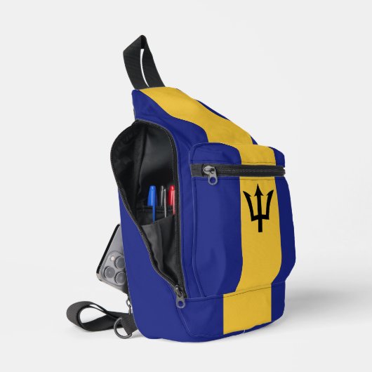 Barbados-Flagge Crossbody Bag (Offen)