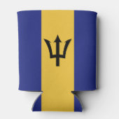 Barbados-Flagge Dosenkühler (Rückseite)