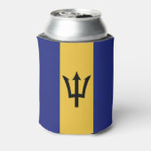 Barbados-Flagge Dosenkühler (Kanne Rückseite)
