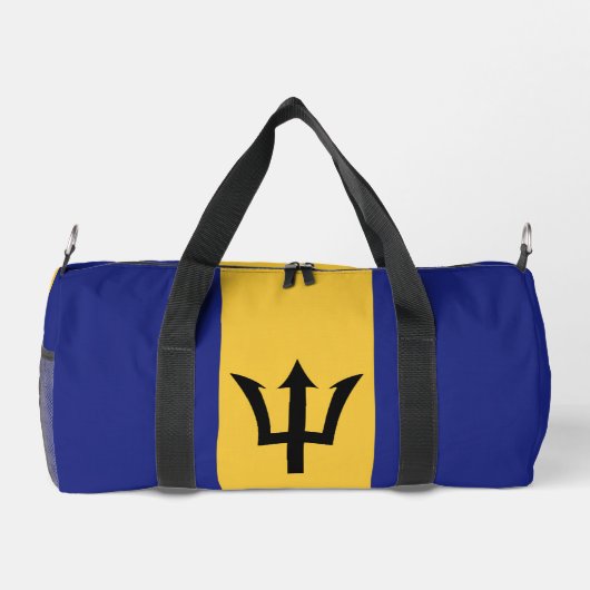 Barbados-Flagge Duffle Bag (Rückseite)