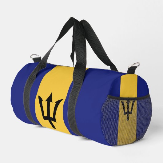 Barbados-Flagge Duffle Bag (Rechte Ecke)