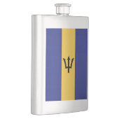 Barbados-Flagge Flachmann (Rechts)