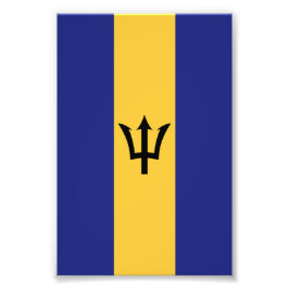 Barbados-Flagge Fotodruck