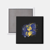 Barbados-Flagge für Pferde Magnet (Vorderseite/Rückseite)