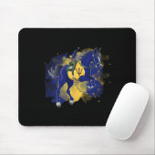 Barbados-Flagge für Pferde Mousepad (Mit Mouse)