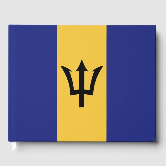 Barbados-Flagge Gästebuch (Vorderseite)