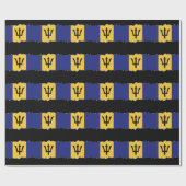 Barbados-Flagge Geschenkpapier (Flach)