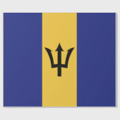 Barbados-Flagge Geschenkpapier (Flach)