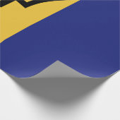 Barbados-Flagge Geschenkpapier (Ecke)