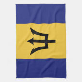 Barbados-Flagge Geschirrtuch (Vertikal)