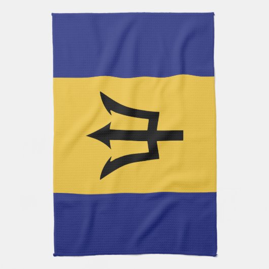 Barbados-Flagge Geschirrtuch (Vertikal)