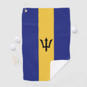 Barbados-Flagge Golfhandtuch (Insitu)