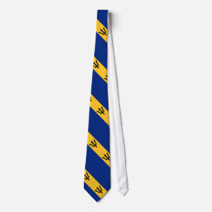 Barbados-Flagge Krawatte