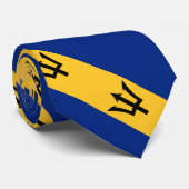 Barbados-Flagge Krawatte (Gerollt)