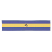 Barbados-Flagge Kurzer Tischläufer (Horizontal)