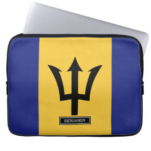 Barbados-Flagge Laptopschutzhülle