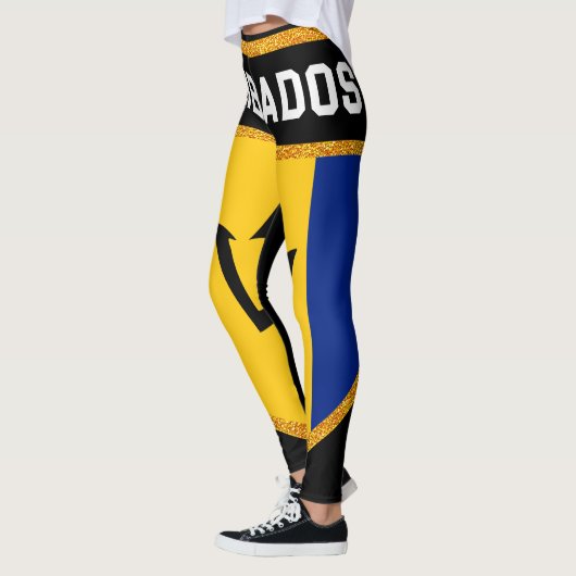 Barbados-Flagge Leggings (Links)