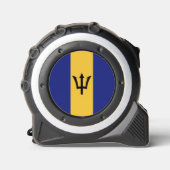 Barbados-Flagge Maßband (Vorderseite)