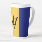 Barbados-Flagge Milchtasse (Rechte Ecke)