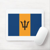 Barbados-Flagge Mousepad (Mit Mouse)