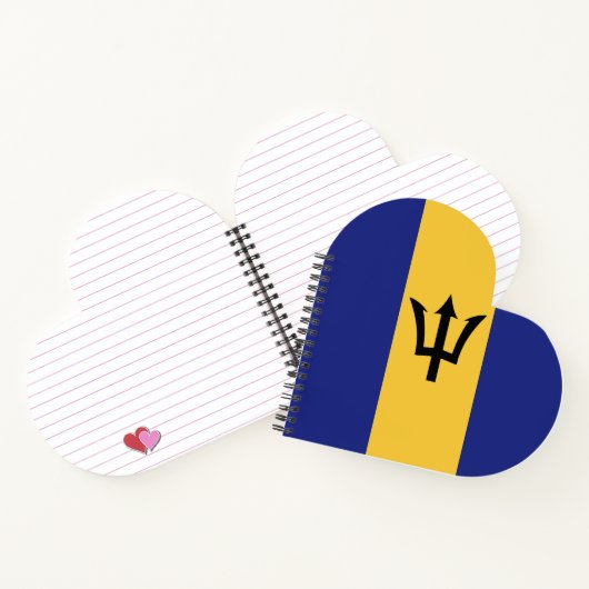 Barbados-Flagge Notizblock (Innenseite)