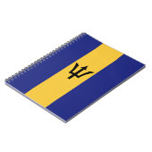 Barbados-Flagge Notizblock (Linke Seite)